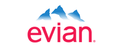 logo de la marque EVIAN